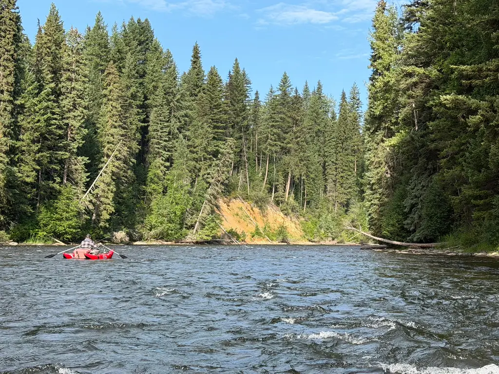 Relaxing float down a Cariboo River.