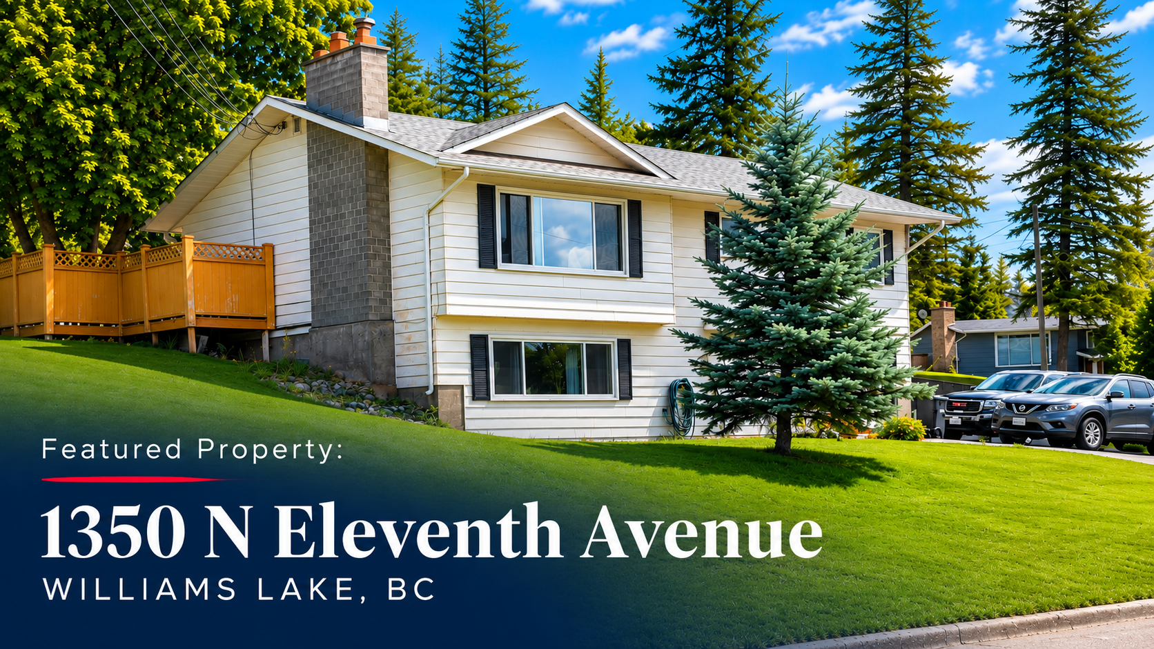 Two-storey family home at 1350 N Eleventh Avenue, Williams Lake, BC
