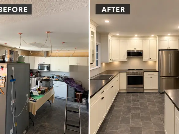 Before & After Kitchen Renovation