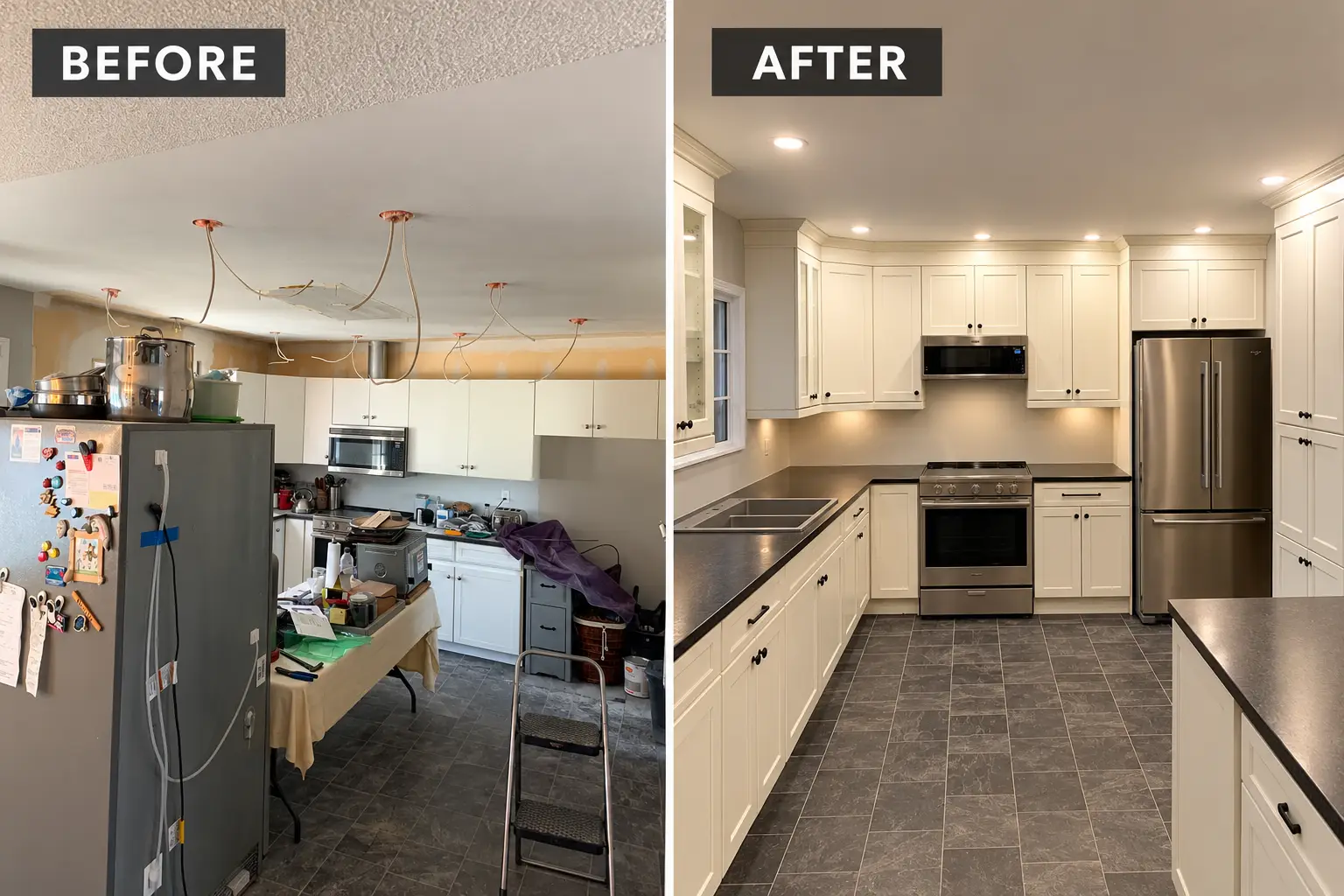 Before & After Kitchen Renovation